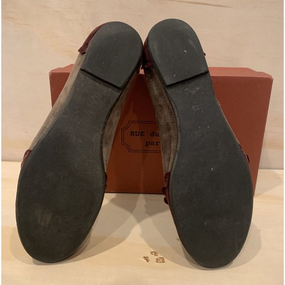 Rue Du Jour Italy Suede Ballet Flats Shoes Womens Size 9.5 - Picture 3 of 5